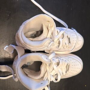 Nike Kids White High-Top Sneakers